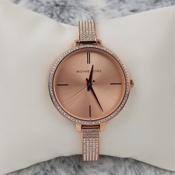 Michael Kors Accessories - Michael Kors Jaryn Pavé Silver-Tone Watch - RG